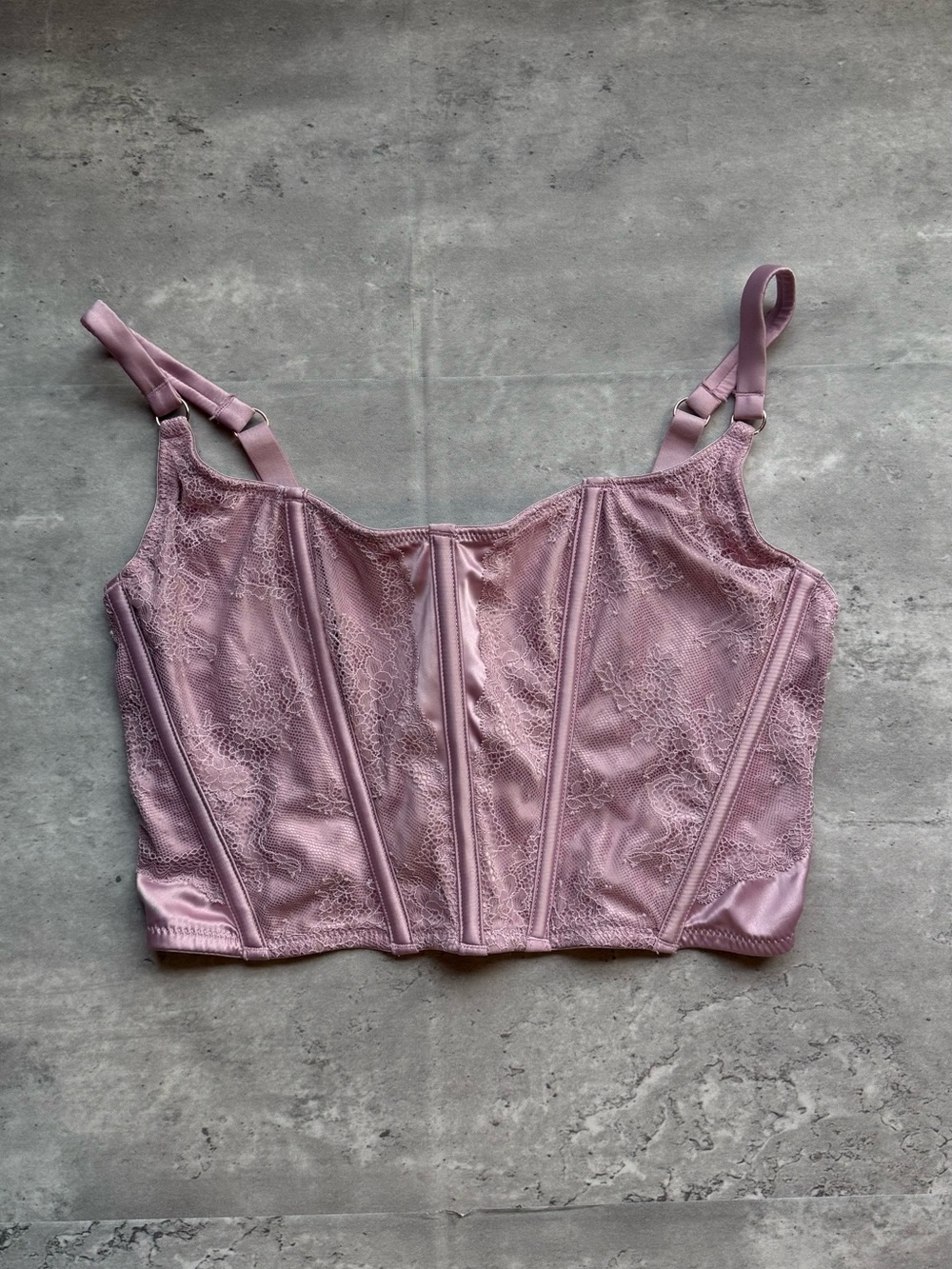 Primark Blush Lace Longline Bralette